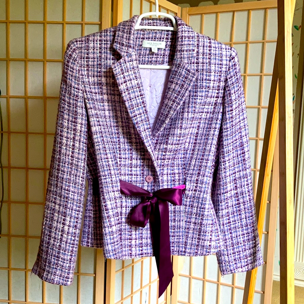 Ann Taylor With Ribbon Blazer
